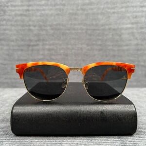 Crap‎ Eyewear The Nudie Club Polarized Y2K Sunglasses Orange Tortoise Gold 52-20